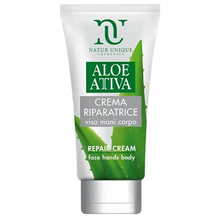 Aloe Attiva Crema Riparatrice Viso Mani Corpo