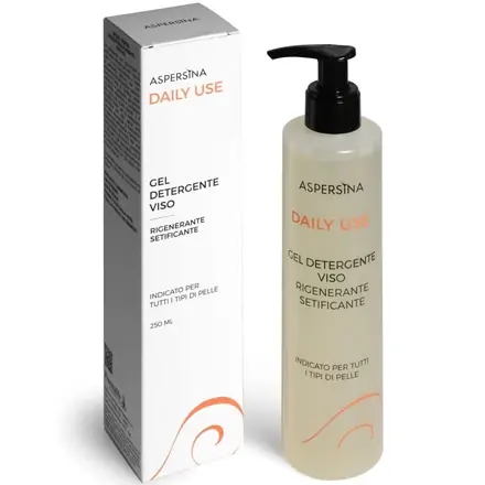 Aspersina Daily Use Gel Detergente Viso Rigenerante Setificante