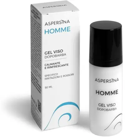 Aspersina Homme Gel Viso Dopobarba Calmante e Rinfrescante