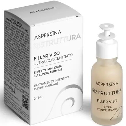 Aspersina Ristruttura Filler Viso Ultra Concentrato Effetto Immediato e a Lungo Termine