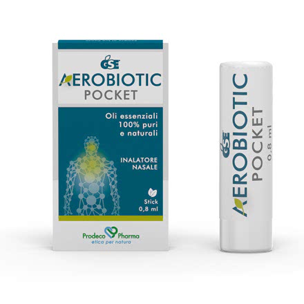 GSE Aerobiotic Pocket Inalatore con Oli Essenziali