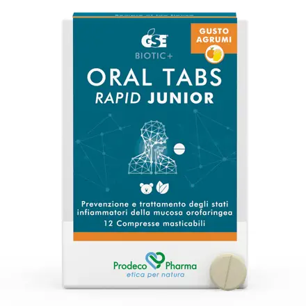 GSE Oral Tabs Rapid Junior Gusto Agrumi