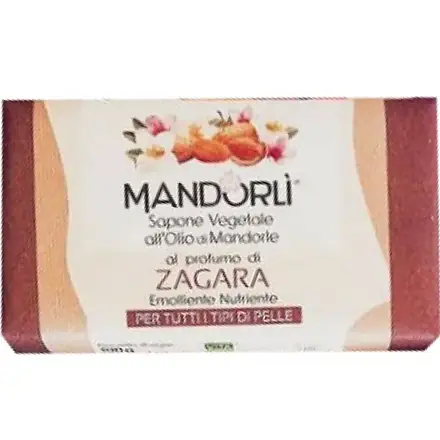 Mandorl Sapone Vegetale Solido all'Olio di Mandorle Profumo di Zagara