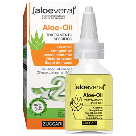 Aloevera2 Aloe-Oil Trattamento Cicatrici Smagliature Acne Antiage