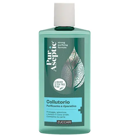 PurAseptic Collutorio Purificante e Riparativo con Silver Tea Tree Oil