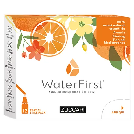 WaterFirst Arancio Ginseng Fiori del Mediterraneo