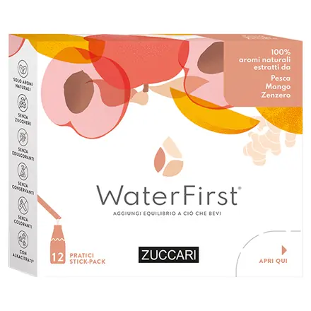 WaterFirst Pesca Mango Zenzero