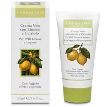 Crema Viso con Limone e Cetriolo Pelli Grasse e Impure Effetto Coprente