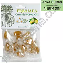 Caramelle Biologiche Camomilla e Limone Senza Glutine