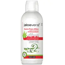 Aloevera2 Succo Puro d'Aloe Vera Doppia Concentrazione + Antiossidanti