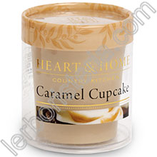 Heart & Home Candela Cupcake al Caramello Small