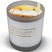 Heart & Home Candela Dolce Risveglio Small in Vetro