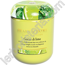 Heart & Home Candela Gocce di Lime Big