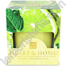 Heart & Home Candela Gocce di Lime Small