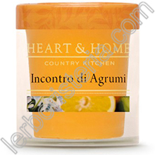 Heart & Home Candela Incontro di Agrumi Small