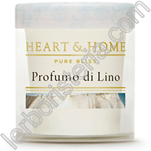 Heart & Home Candela Profumo di Lino Small