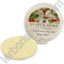 Heart & Home Cialda di Cera per Diffusore Cupcake di Natale