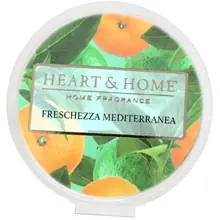 Heart & Home Cialda di Cera per Diffusore Freschezza Mediterranea