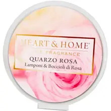 Heart & Home Cialda di Cera per Diffusore Quarzo Rosa