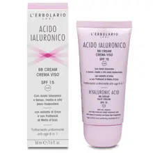 Acido Ialuronico BB Cream Crema Viso SPF 15 Trattamento Uniformante Anti-age 8 in 1