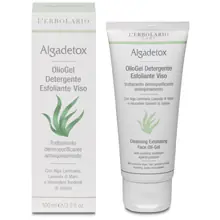 AlgaDetox OlioGel Detergente Esfoliante Viso Trattamento Dermopurificante Antiquinamento