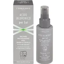 Acido Ialuronico per Lui Balsamo Viso, Barba & Capelli ai 3 Acidi Ialuronici