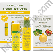 I Colori dell'Orto Giallo Azione Compattante Kit Viso