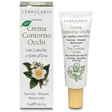 Crema Contorno Occhi con Camelia e Semi d'Uva Nutriente Idratante Elasticizzante