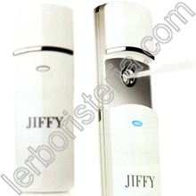 Jiffy Atomizzatore Elettronico Portatile ad Ultrasuoni per il Viso Bianco