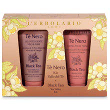 T Nero Kit Valle del T con Gel Detergente Viso & Mani e Crema Mani Travel Size