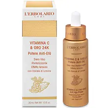 Vitamina C & Oro 24K Potere Anti-Et Siero Viso Rivitalizzante Effetto Tensore