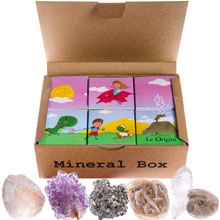 Mineral Box con 6 Pietre Naturali