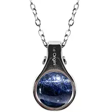 Moon Pendente con Sodalite e Catenina