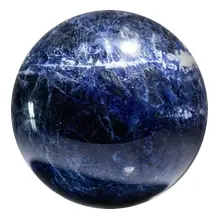 Moon Sodalite Burattato Sferico