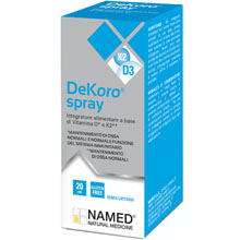 DeKoro Spray con Vitamine D3 e K2 Orosolubili