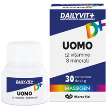 Massigen Dailyvit+ Uomo 12 Vitamine 8 Minerali