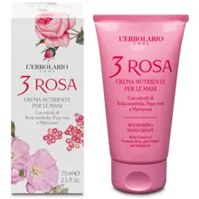 3 Rosa Crema Mani Nutriente