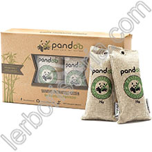 Sacchetto Deodorante Deumidificatore Naturale al Carbone di Bamboo 4x75 g