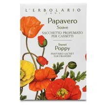 Papavero Soave Sacchetto Profumabiancheria per Cassetti