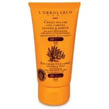 Crema Solare Carota Sesamo Karit Pelli Ultrasensibili SPF30 Protezione Alta Travel Size