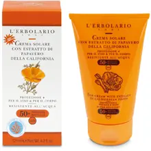 Crema Solare con Papavero della California SPF50+ Protezione Molto Alta