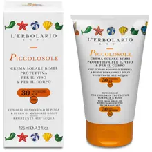 PiccoloSole Crema Solare Bimbi Viso e Corpo Protezione Alta SPF 30