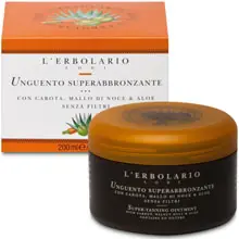 Unguento Superabbronzante con Carota, Mallo di Noce e Aloe Senza Filtri Solari