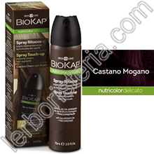 Biokap Nutricolor Delicato Spray Ritocco Castano Mogano