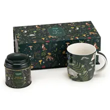 Cofanetto Infusi da Favola Rettangolare con Barattolino Infuso Bosco Incantato e Mug