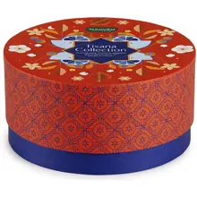 Cofanetto Tondo Rosso con Tisane e Infusi Bio