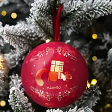 Palla di Natale con Infuso Mandorle Caramellate FiltroScrigno