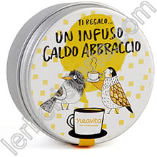 Tiny Tin Caldo Abbraccio con Infuso Fragola e Panna