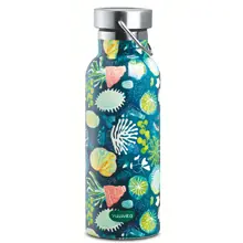 Twice Protect the Sea Bottiglia Thermos Acciaio Verde