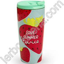 Urban Mug Fragola Tazza Thermos Acciaio